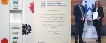Prize: The first microelectronics Blog at Fraunhofer