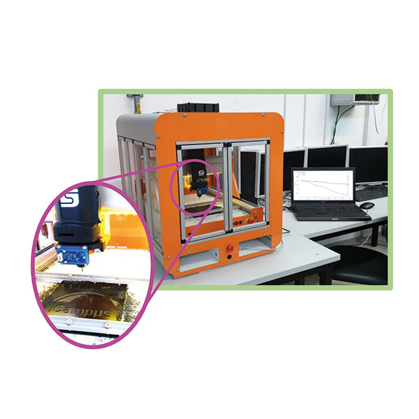 Detailaufnahme des Demonstrators für Predictive Maintenance | © iCampµs Cottbus