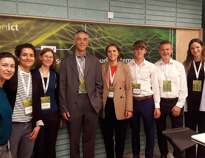 Fraunhofer IZM team at the Green ICT Connect 2023 (c) Fraunhofer IZM I Katja Arnhold